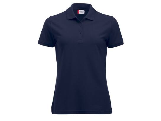 Clique Poloshirt Manhattan dames dark navy maat S