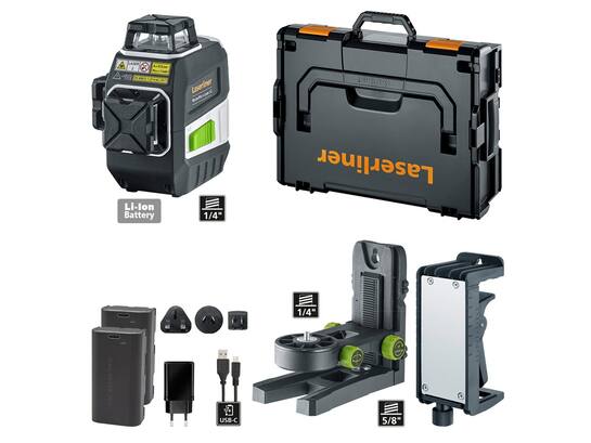 Laserliner MasterPlane-Laser 3G Pro (2 x lithium; L-Boxx)