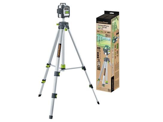 Laserliner CompactPlane-Laser 3G Set 150 cm (Green, Tilt, BLE, softbag)
