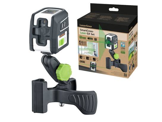 Laserliner SmartCross-Laser GX SET Green (met flexclamp , box)