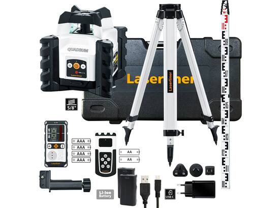 Laserliner Quadrum Compact 210 S  SET 165 cm (2 x Lithium, Remote)