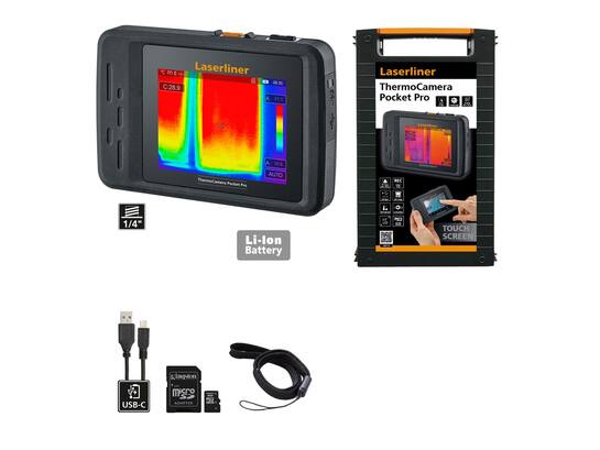 Laserliner ThermoCamera Pocket Pro (256x192), -20° tot 550°   40 MK, Visual Custom App