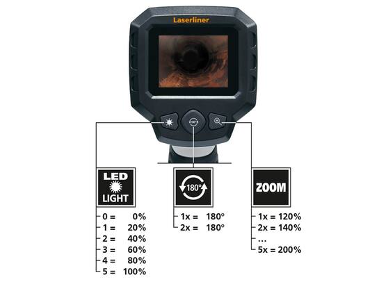 Laserliner VideoScope One (9 mm; 1,5 m; 2,7")