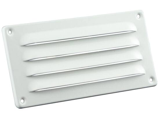 Nedco Schoepenrooster aluminium wit 180 X 90 mm