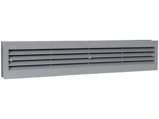 Nedco Deurventilatierooster grijs 455 X 90 mm