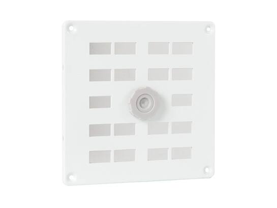 Nedco Schuifrooster aluminium gaas wit 160 X 160 mm
