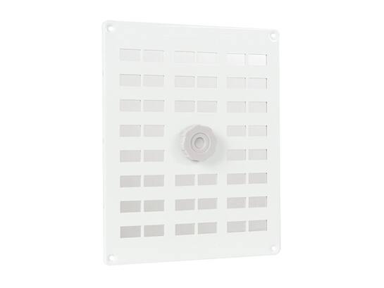 Nedco Schuifrooster aluminium gaas wit 250 X 200 mm