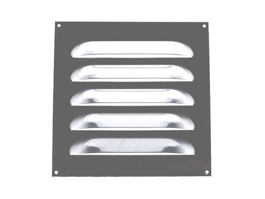 Nedco Schoepenrooster aluminium boldline 250 X 250 mm