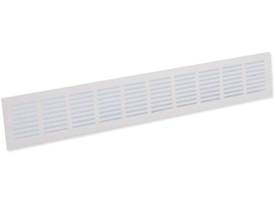 Nedco Plintrooster wit 500 X 80 mm
