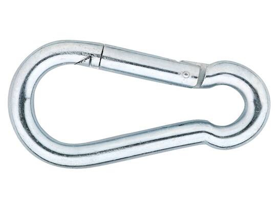 DX Karabijnhaak C-DIN 5299 verzinkt kah c 04004zl 40X4 MM