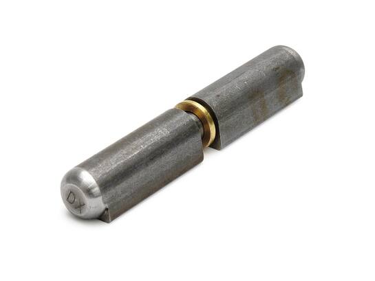 DX Aanlaspaumelle stalen pen messing ring 80X13 MM