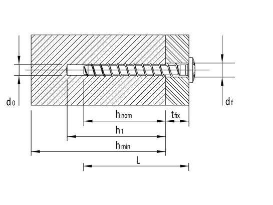 Heco Multi-monti anker platkop MMS-MS 7,5X40 100 stuks