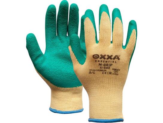 OXXA Werkhandschoen polyester met latex palm M-GRIP 11-540 10/XL