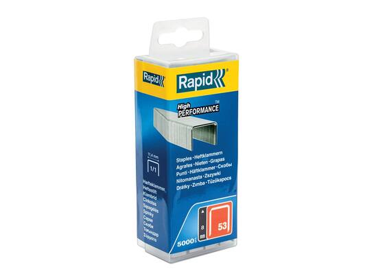 Rapid Nieten gegalvaniseerd in box 53/8MM 5000 stuks