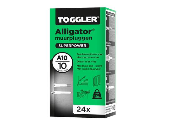 TOGGLER Alligatorplug A10-24X 10 MM