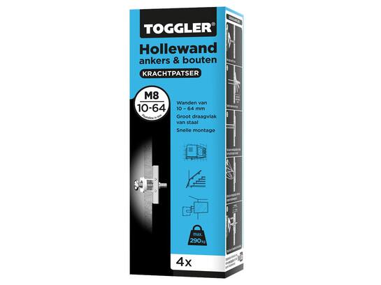 TOGGLER Hollewandanker M8-4X 10-92 MM