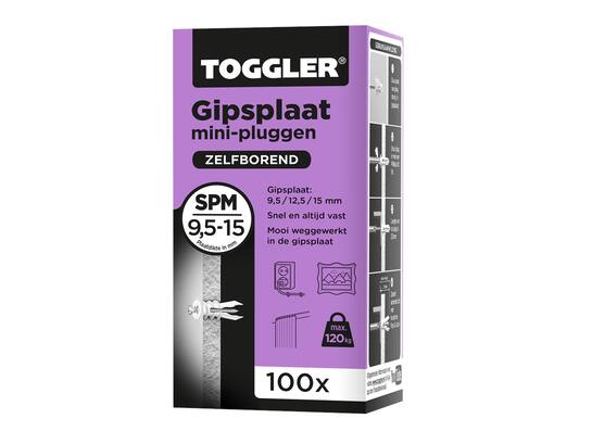 TOGGLER Gipsplaatplug SPM-100X 9.5-15MM