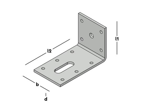 GB Hoekanker zwaar verzinkt 65X105