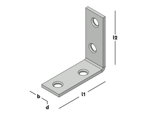 GB Stoelhoek verzinkt 40 MM