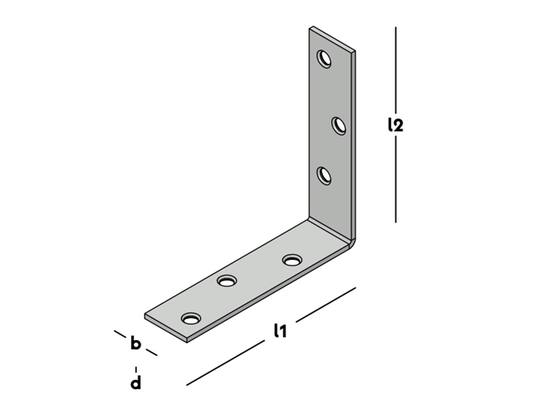 GB Stoelhoek verzinkt 80 MM