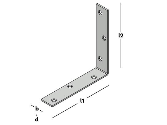 GB Stoelhoek verzinkt 100 MM