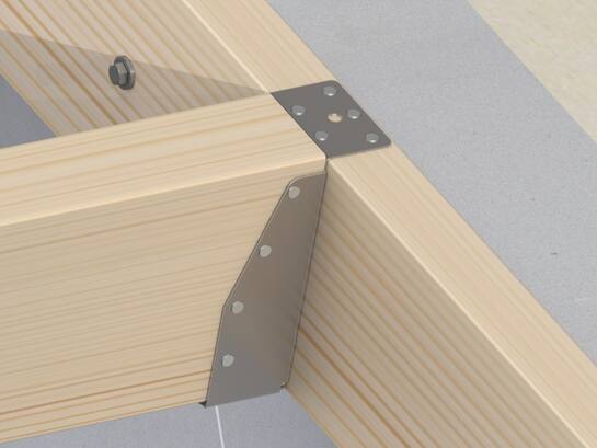 GB Balkdrager lange lip verzinkt 71X171