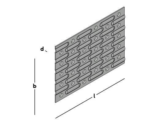 GB Spijkerplaat verzinkt 106X150 MM