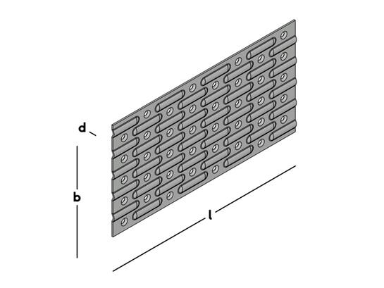 GB Spijkerplaat verzinkt 106X200 MM