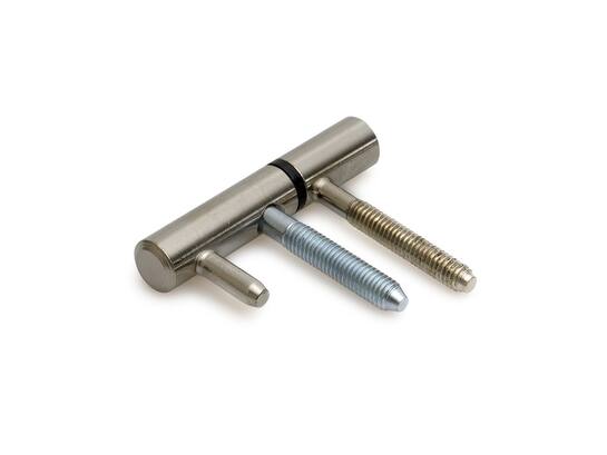 DX Inboorpaumelle met RVS finish staal 14 MM