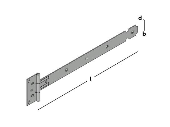 GB Kruisheng licht zink-magnesium 400 MM