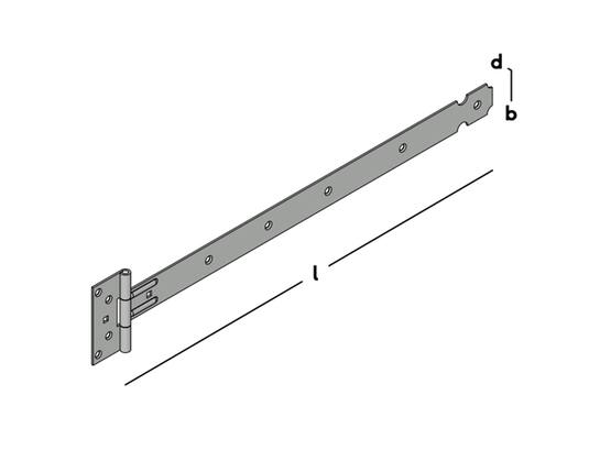 GB Kruisheng licht zink-magnesium 500 MM
