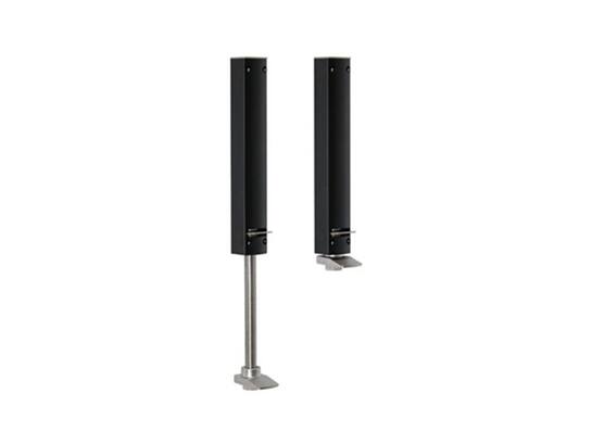 Dictator Deurvastzetter zwart RAL 9005 Blackline 160 MM