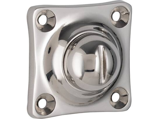 Oxloc Wc sluiting ton model verzinkt nikkel glans 38X38 mm
