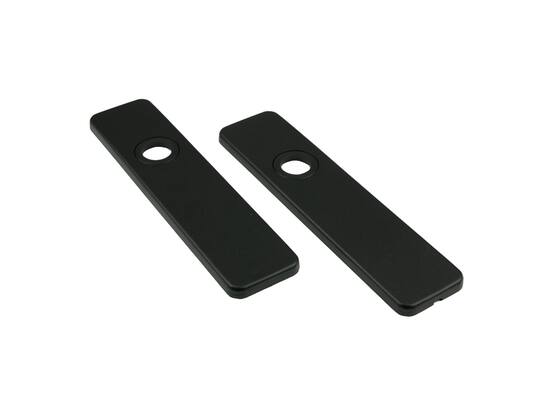 Oxloc Klikschild blind recht zwart 185X44 mm