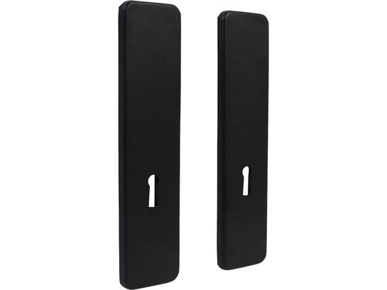Oxloc Klikschild sleutel recht zwart 185X44 mm/S