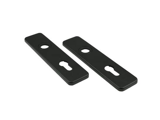 Oxloc Klikschild cilinder recht zwart 185X44 mm/P