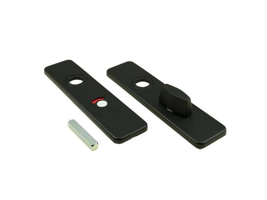 Oxloc Klikschild wc recht zwart 185X44 mm/W