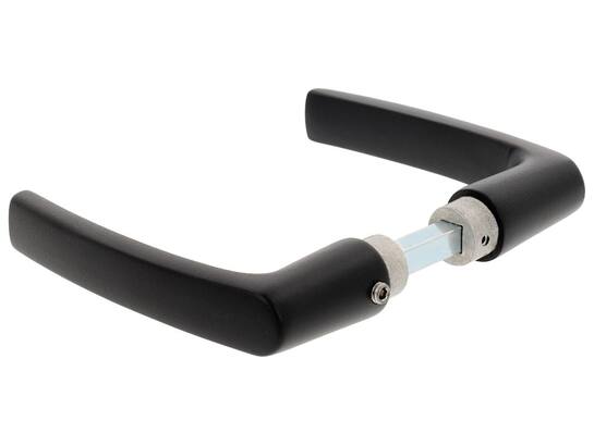 Oxloc Deurkruk blokmodel Zwart 38-42 mm