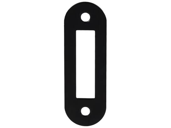 Oxloc sluitplaat kast rond zwart 1256