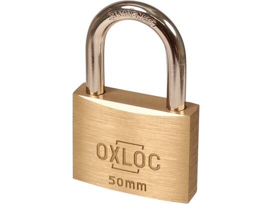 OXLOC Hangslot messing gelijksluitend KA5005 50 MM