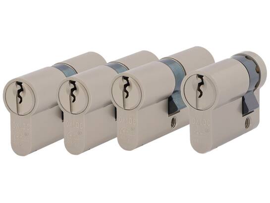Oxloc Profielcilinder dubbel/enkel SKG** 3 DUBBEL/1 ENKEL 30-30/00-3