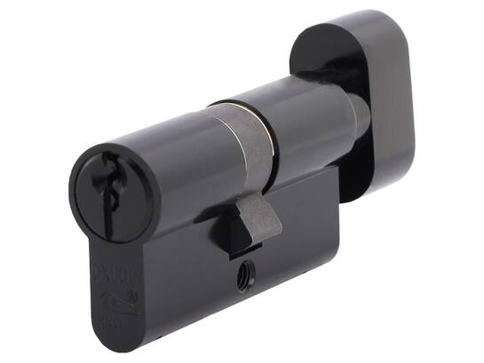 OXLOC Profielcilinder zwart dubbel knop SKG** O5 C50-K40