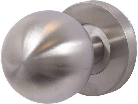 OXLOC Voordeurknop RVS op rozet 50 mm