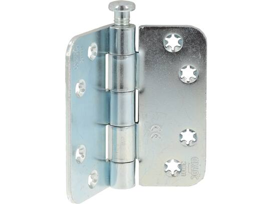Oxloc Scharnier rond topcoat 89X89/3 MM