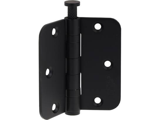 Oxloc Kogelscharnier rond zwart 76X76 MM
