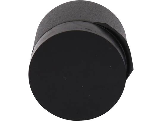 Oxloc Deurstopper rvs zwart wandmontage 30X27 MM