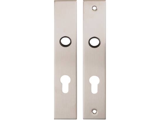 Oxloc Langschild rechthoek rvs mat PC72(vervallen)