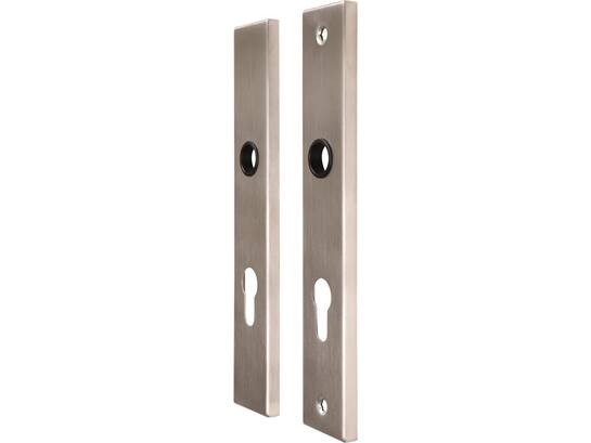 Oxloc Langschild rechthoek rvs mat PC72(vervallen)