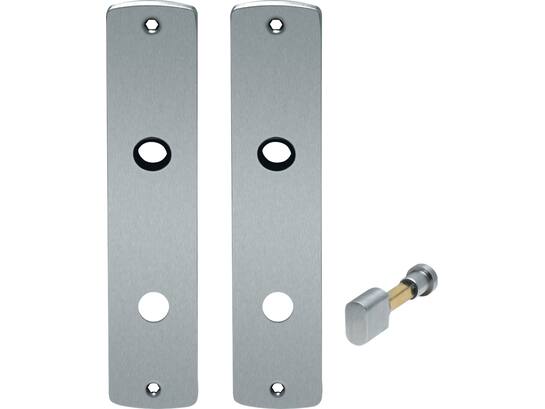 OXLOC Renovatieschild ovaal RVS MAT WC8X72