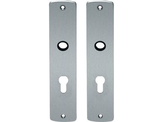 OXLOC Renovatieschild ovaal RVS MAT WC8X72